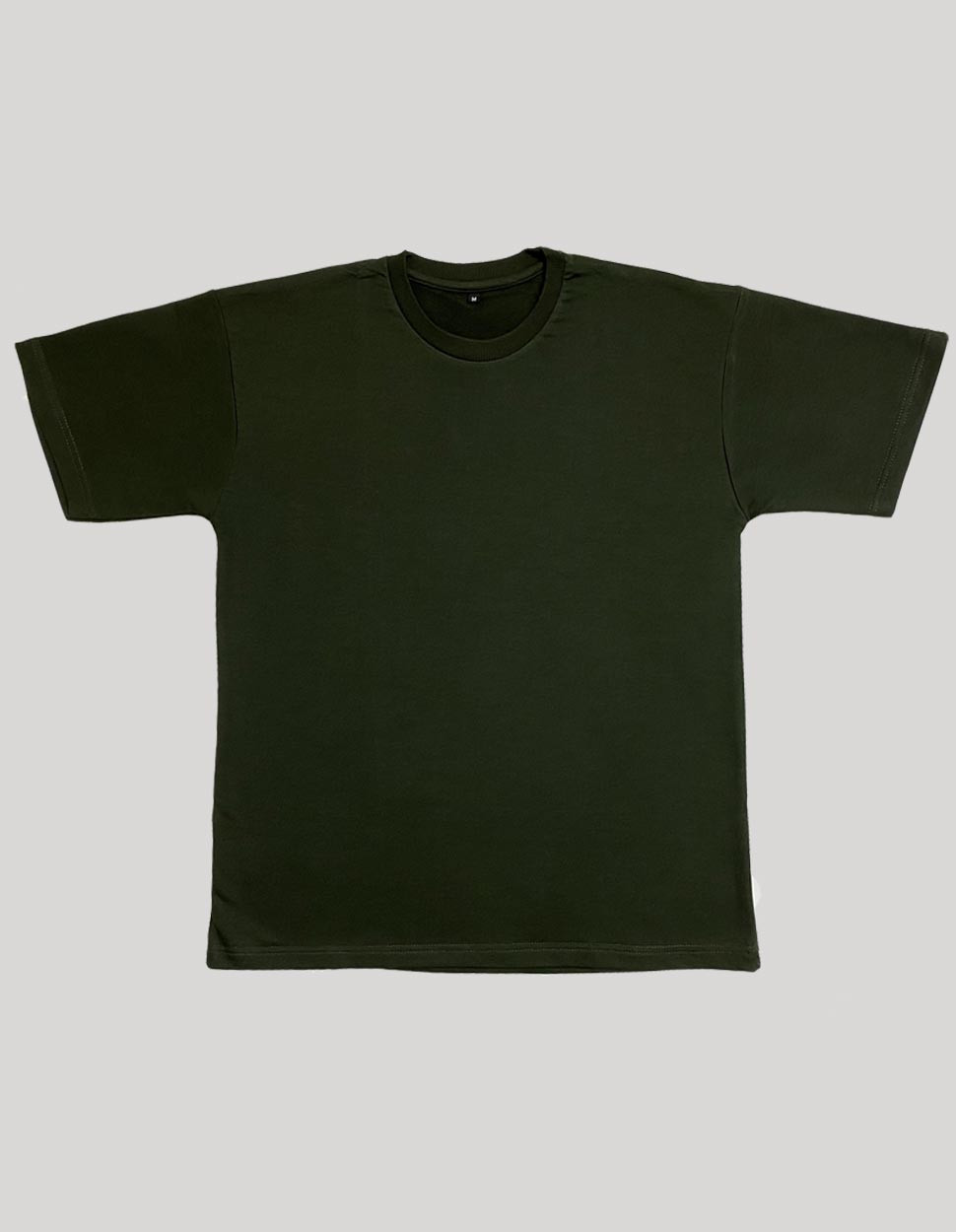 Olive Green TerryCotton T-Shirt