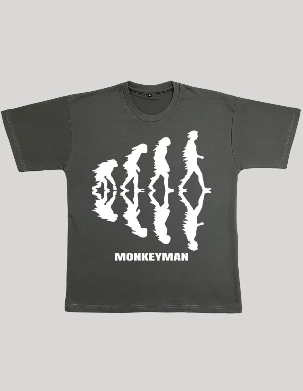 Monkey Man Olive TerryCotton T-Shirt