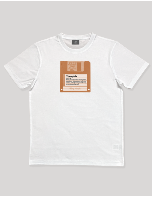 Floppy Thoughts Mercerized Supima Crew Neck T-Shirt