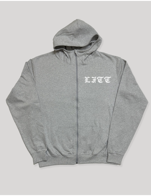 Stay Litt Grey Zip-Up